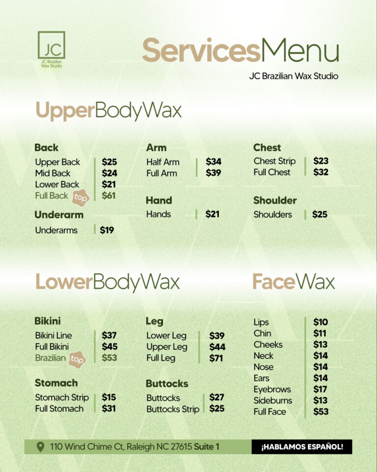 Service Menu ENG